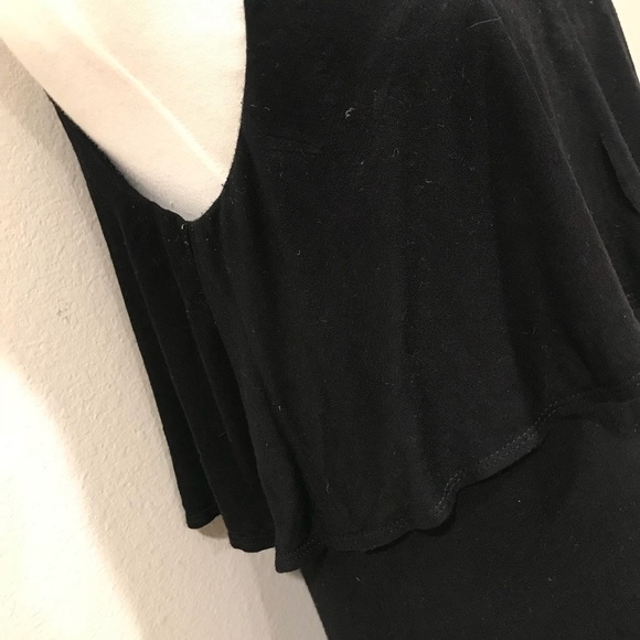 Forever 21 Black Maxi Flounce Dress - Picture 3 of 7